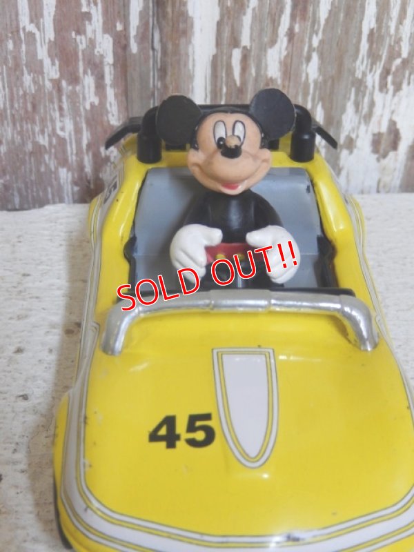 画像2: ct-150206-09 Mickey Mouse / 80's Autopia Pullback Car