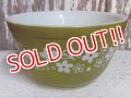 kt-150211-05 Pyrex / 60's Spring Blossom Round Mixing Bowl (S)