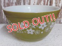 kt-150211-05 Pyrex / 60's Spring Blossom Round Mixing Bowl (S)