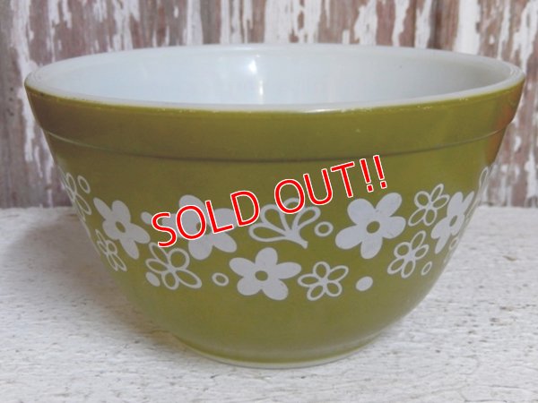 画像1: kt-150211-05 Pyrex / 60's Spring Blossom Round Mixing Bowl (S)