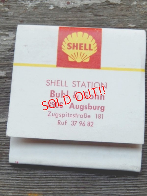 画像2: mt-150218-06 SHELL / 60's Match Book