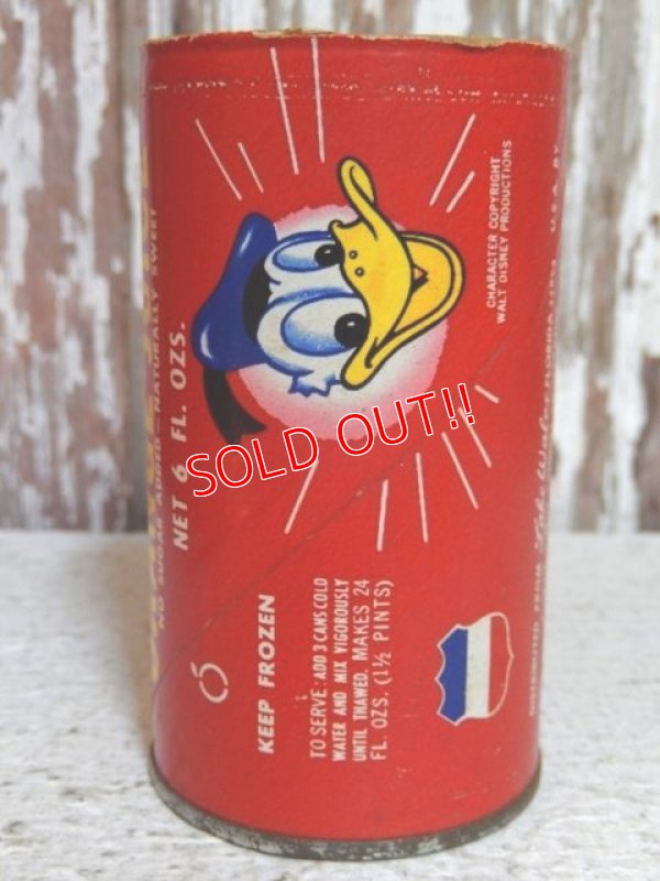 画像2: ct-150217-17 Donald Duck / 60's-70's 6fl oz.Orange Juice Can