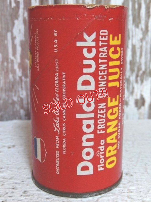 画像3: ct-150217-17 Donald Duck / 60's-70's 6fl oz.Orange Juice Can