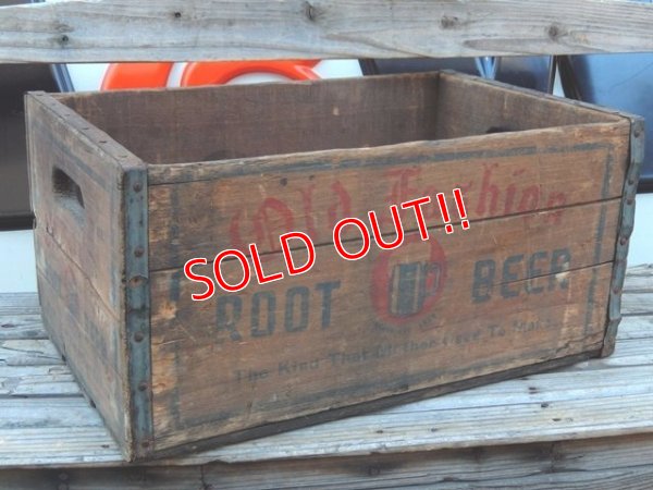 画像1: dp-150217-05 Old Fashion Root Beer / Vintage Wood Box