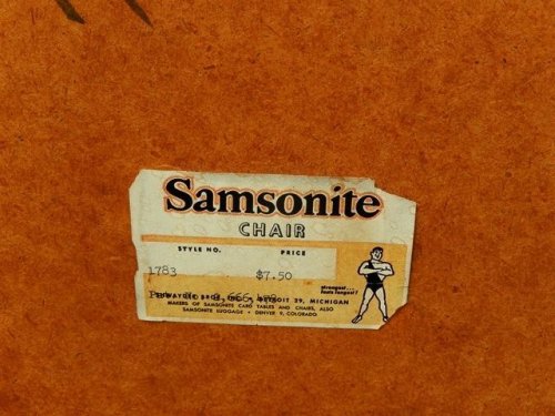 他の写真3: dp-150217-17 Samsonite / 60's Folding Chair