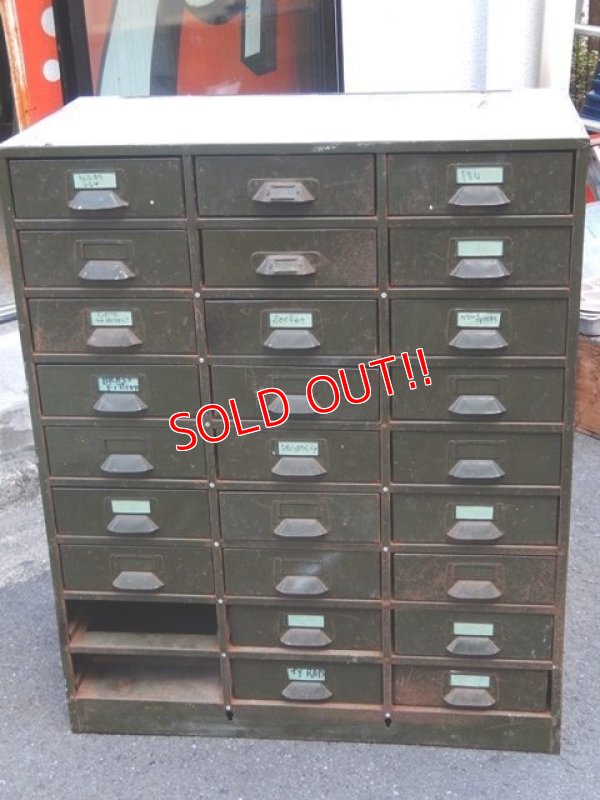 画像1: dp-150211-17 Vintage Drawer Cabinet