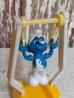 画像2: ct-150217-23 Smurf / Helm 80's Trapeze toy (2)