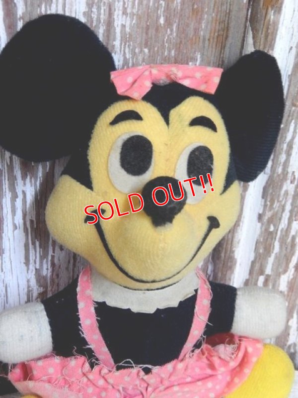 画像2: ct-150302-39 Minnie Mouse / 70's Plush Doll