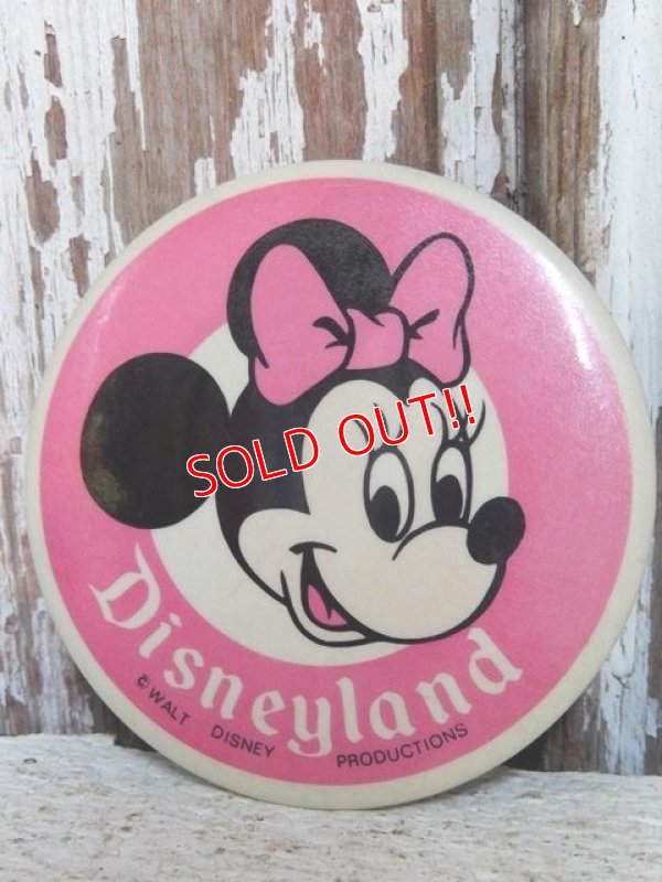 画像1: ct-150302-46 Disneyland /  70's Minnie Mouse Pinback