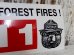 画像3: ct-150217-08 Smokey Bear / Sticker "Report Forest Fires! 911" (3)