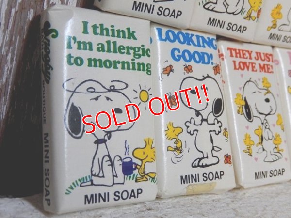 画像3: ct-150302-74 Snoopy / 70's MINI SOAP 7pc set