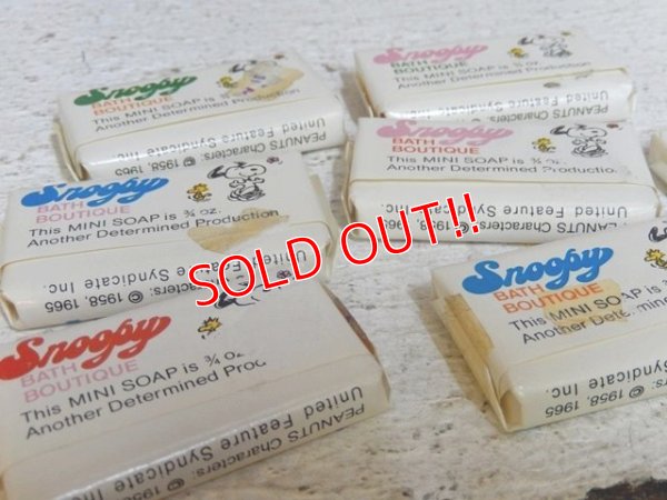 画像5: ct-150302-74 Snoopy / 70's MINI SOAP 7pc set