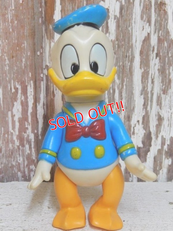 画像1: ct-150310-43 Donald Duck / 70's-80's Soft Vinyl Doll