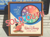 ct-150310-20 Walt Disney Home Video / 80's Mickey Mouse Wall Clock