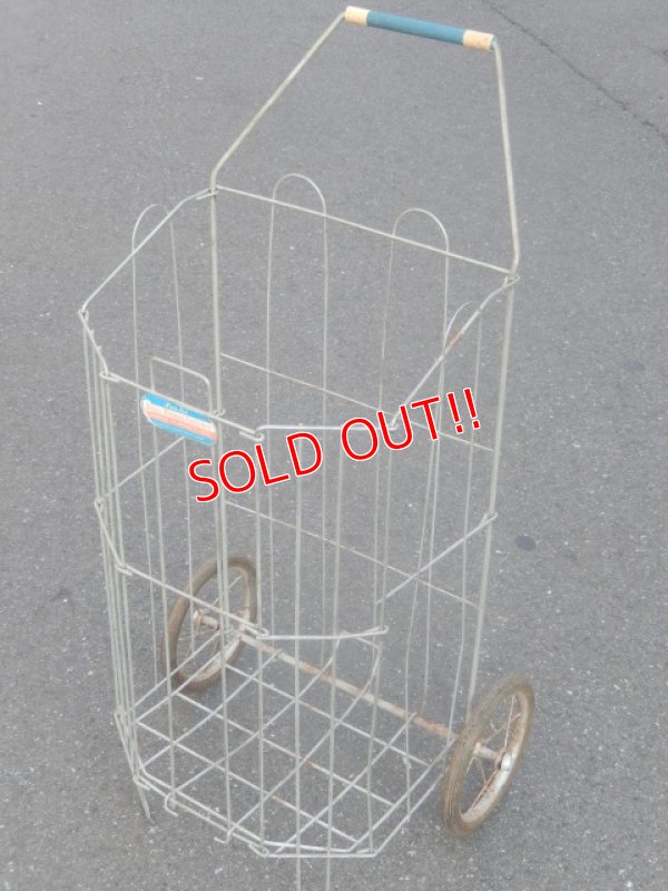 画像1: dp-150317-15 DENNIS MITCHELL INDUSTRIES / Vintage Folding Shopping Cart