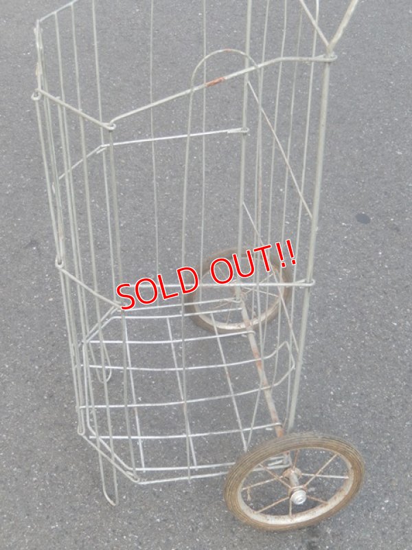 画像2: dp-150317-15 DENNIS MITCHELL INDUSTRIES / Vintage Folding Shopping Cart