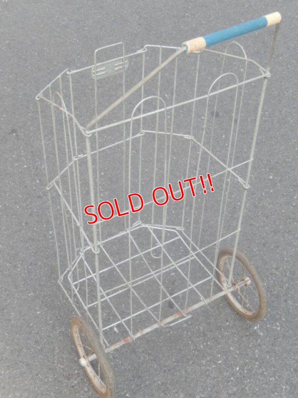 画像5: dp-150317-15 DENNIS MITCHELL INDUSTRIES / Vintage Folding Shopping Cart