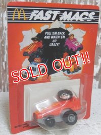ct-150401-34 McDonald's / 1985 Fast Macs HAMBURGLAR 「ROADSTER」