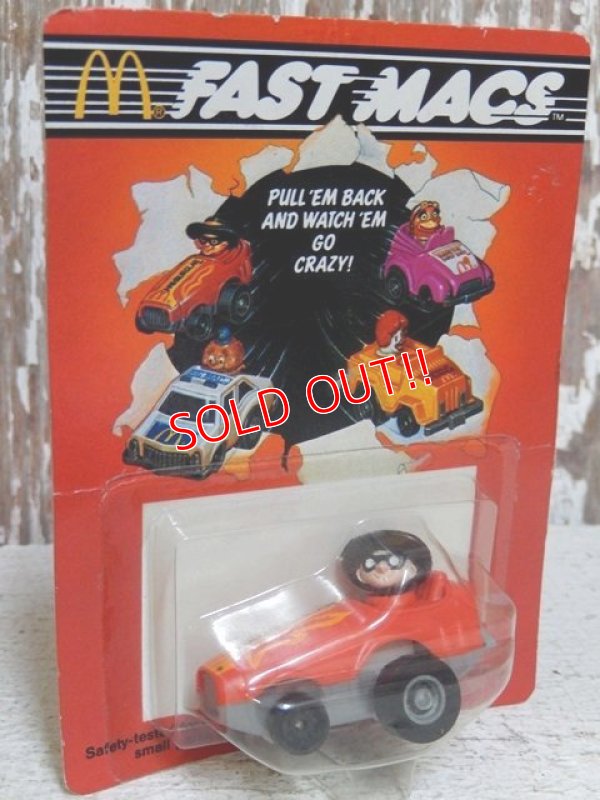 画像1: ct-150401-34 McDonald's / 1985 Fast Macs HAMBURGLAR 「ROADSTER」