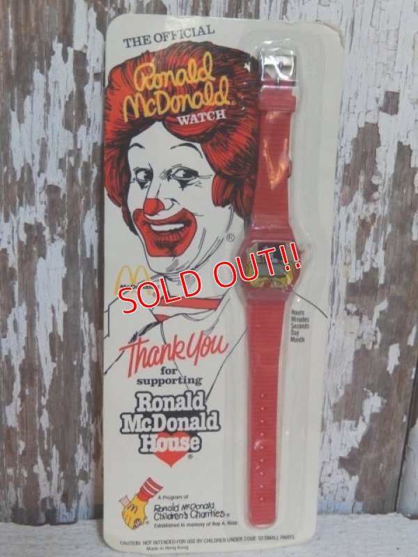 画像1: ct-150407-59 McDonald's / 80's Ronald McDonald Watch