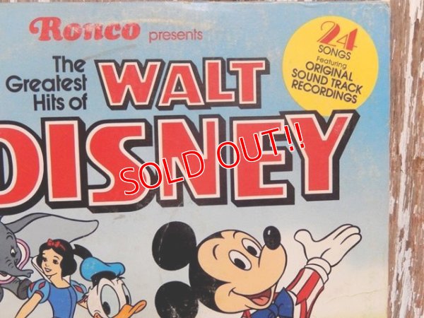 画像2: ct-150401-01 The Greatest Hits Walt Disney / 70's Record