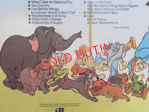 画像5: ct-150401-01 The Greatest Hits Walt Disney / 70's Record