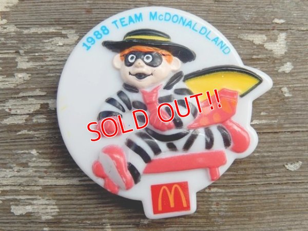 画像1: ct-150407-67 McDonald's / 1988 Hamburgler Plastic Clip