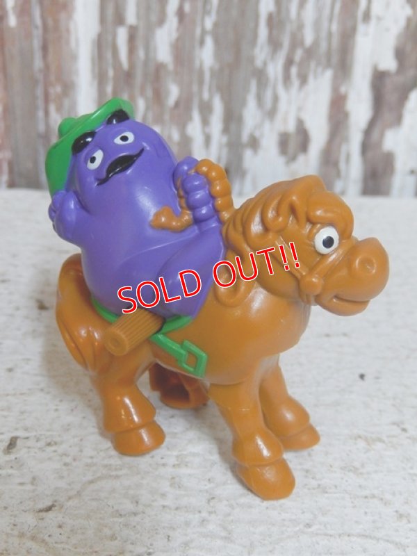 画像1: ct-150407-72 McDonald's / Grimace 1995 Meal Toy "Cowboy"