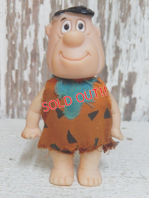 画像1: ct-150407-37 Fred Flintstone / 60's Soft vinyl figure