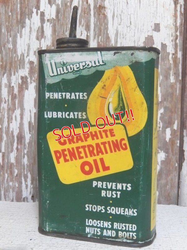 画像1: dp-150421-05 Universal / 50's Graphite Penetrating Oil Can