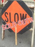 dp-150421-07 Road sign "STOP×SLOW"