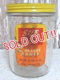 dp-150317-13 SUE BEE / Vintage Orange Honey Bottle