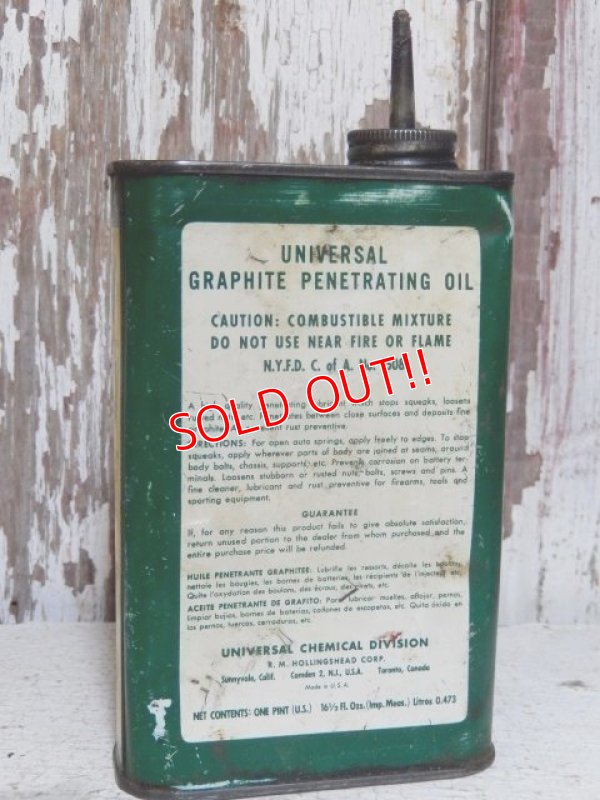 画像4: dp-150421-05 Universal / 50's Graphite Penetrating Oil Can