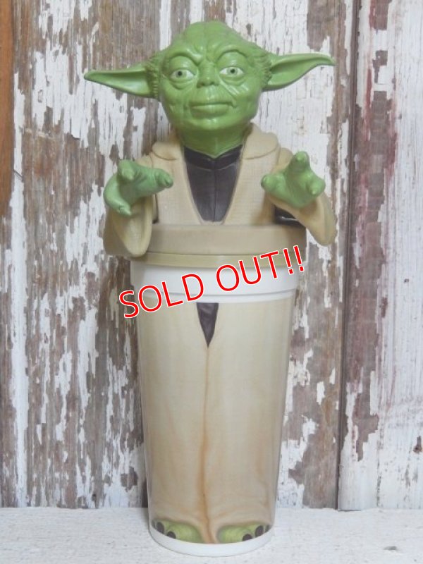 画像1: ct-150422-9 STAR WARS / Yoda 1999 Taco Bell Plastic Cup