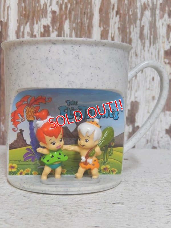 画像1: ct-150407-39 Pebbles & Bamm Bamm / 1995 Plastic Mug