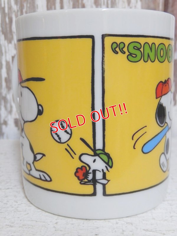画像2: ct-150428-09 Snoopy / 70's-80's Mug "Baseball"