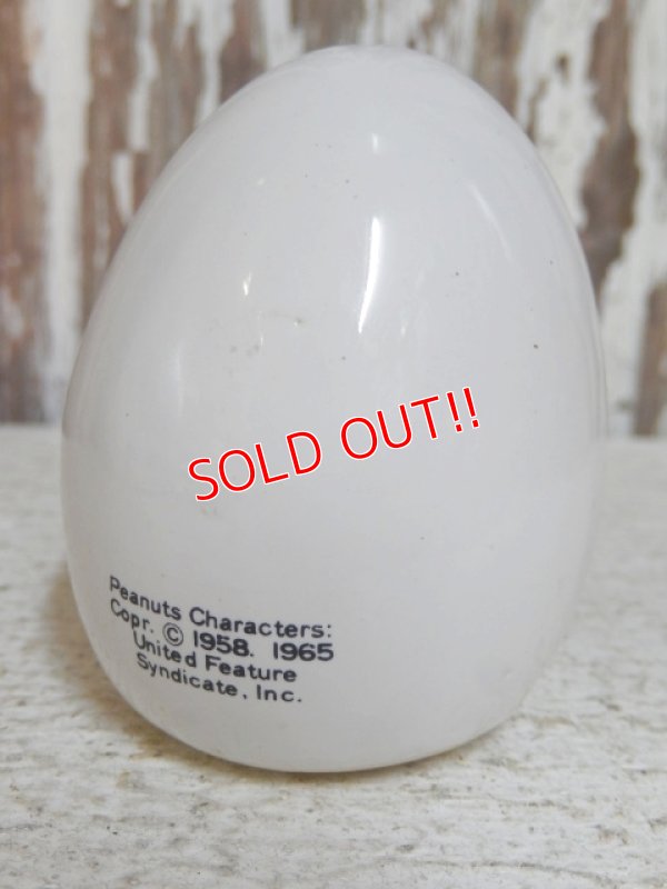 画像4: ct-150302-68 Snoopy / 70's Ceramic Egg Ornament
