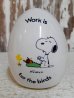 画像1: ct-150302-68 Snoopy / 70's Ceramic Egg Ornament (1)