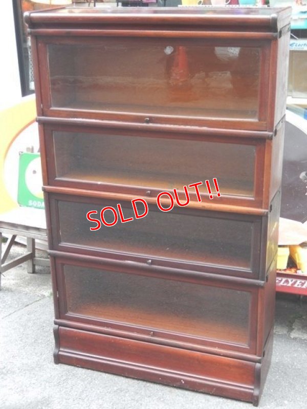 画像1: dp-150421-09 Globe-Wernicke / Vintage Wood Cabinet