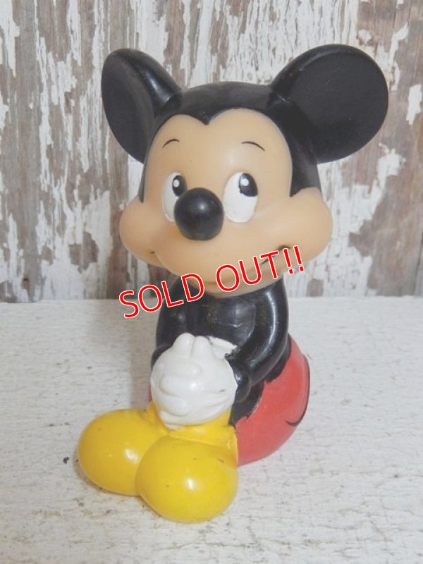 画像1: ct-150428-31 Mickey Mouse / 70's-80's Soft vinyl figure