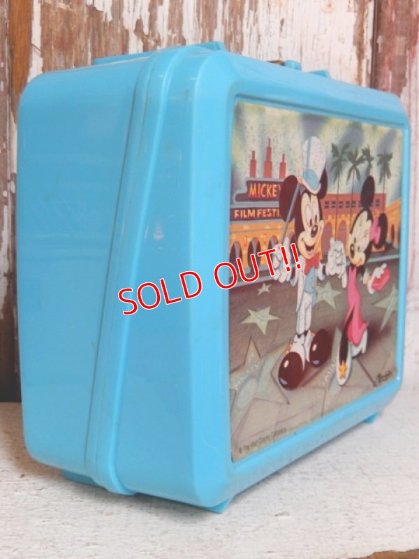画像3: ct-150428-34 Mickey Mouse & Minnie Mouse / Aladdin 90's Plastic Lunchbox