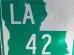 画像2: dp-150501-09 Road sign "LA 42" (2)