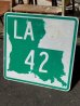 画像1: dp-150501-09 Road sign "LA 42" (1)