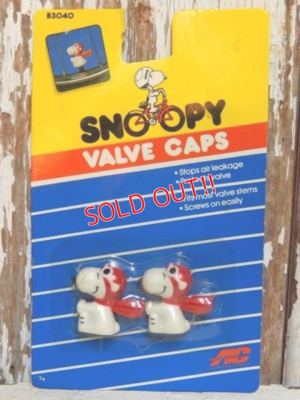 画像1: ct-150508-01 Snoopy / 80's Valve Caps