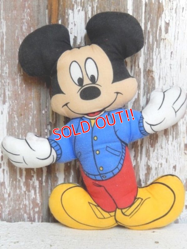 画像1: ct-150505-49 Mickey Mouse / 90's Cloth Doll