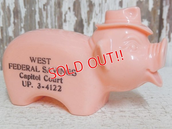 画像3: ct-150526-11 West Side Savings / Vintage Piggy Bank