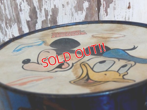 画像4: ct-150519-46 Mickey Mouse & Donald Duck / Vintage Tambourine