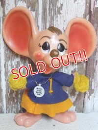 ct-150602-48 ROYALTY Industries / 70's Roy Des of Florida Mouse bank "Cheerleader"
