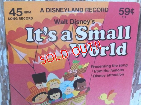 画像2: ct-150519-33 It's A Small World / 70's Record