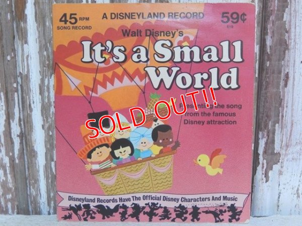画像1: ct-150519-33 It's A Small World / 70's Record
